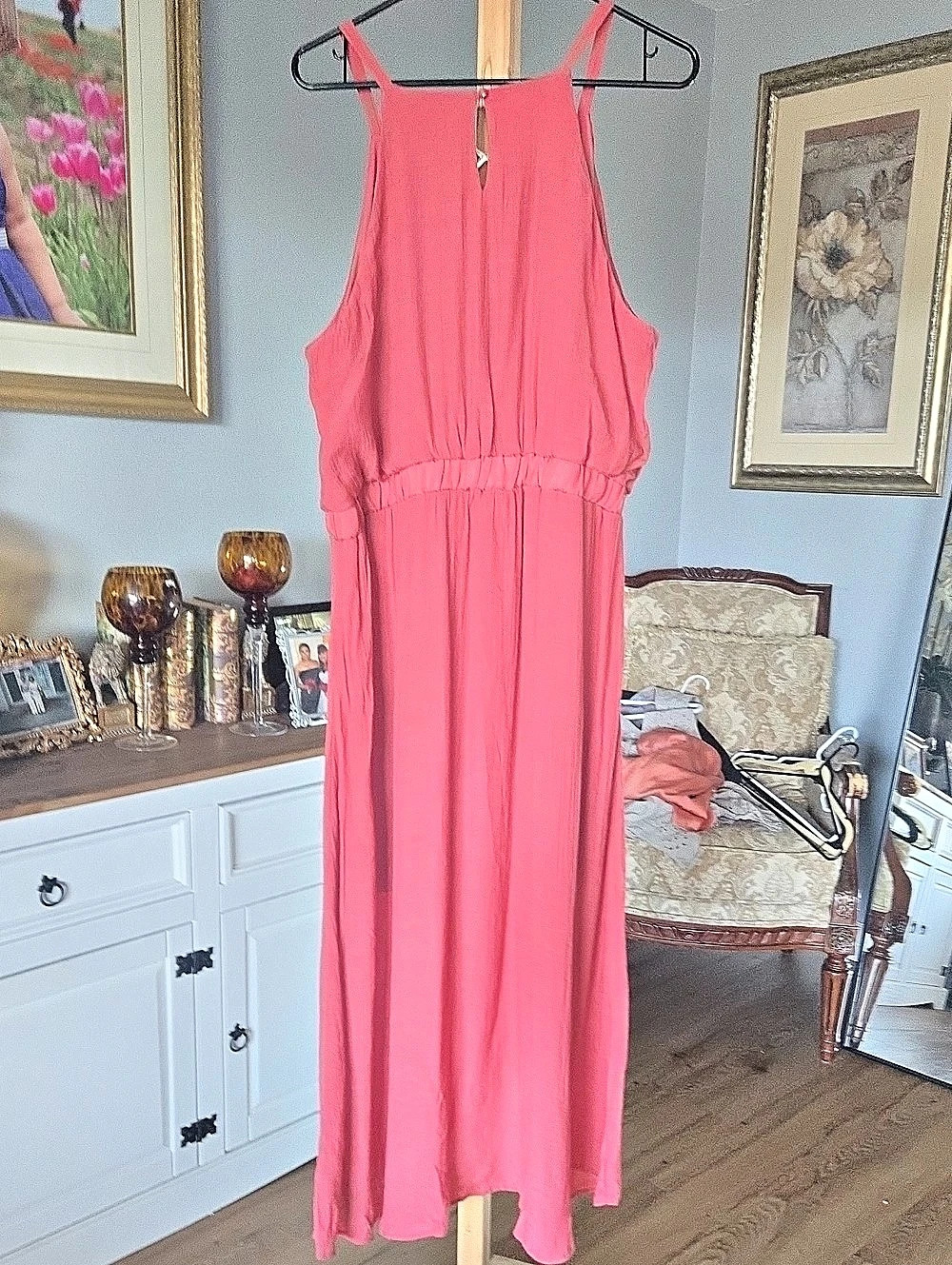 Luxology Pink Maxi Dress Like New - Picture 4 of 6